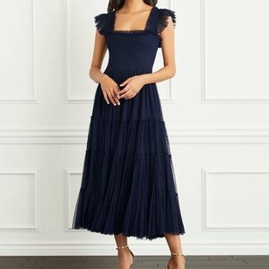 Hill House Home The Collector's Edition Ellie Nap Dress - Navy Tulle